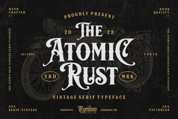 Atomic Rust: A Typeface for Bold Brand Stories