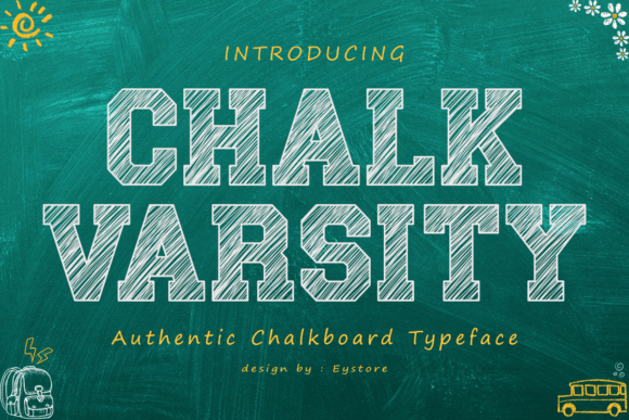 Chalk Varsity: A Typeface with Authentic Retro Charm