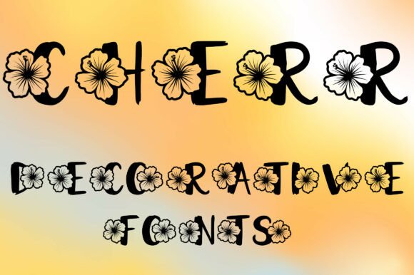Cherr Decorative Font: A Fresh Take on Floral Typography