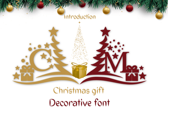 Christmas Gift: A Decorative Font for Festive Designs