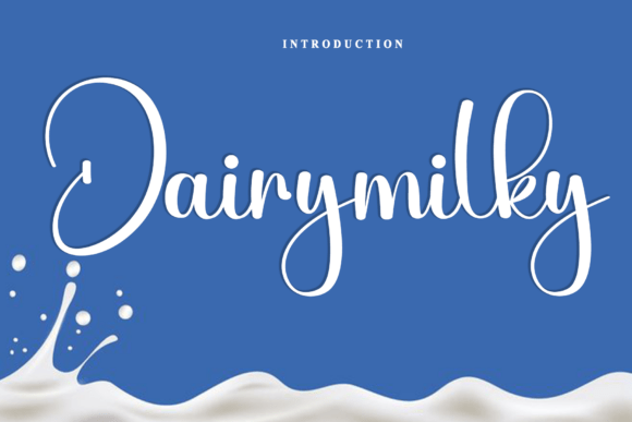 Dairymilky: The Handwritten Font for Authentic Branding