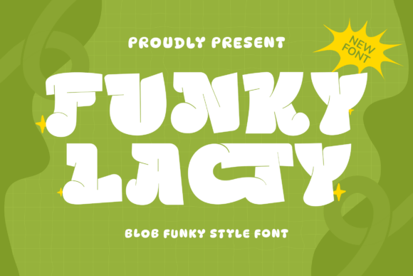 Funky Lacy: Mastering the Art of Bold Blob Typography
