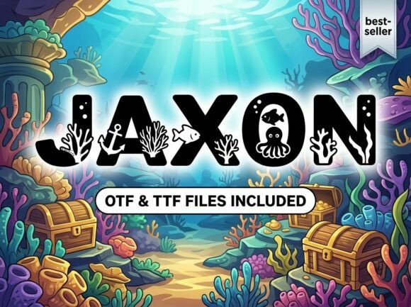 Jaxon: A Best-Seller Display Font for Oceanic Branding