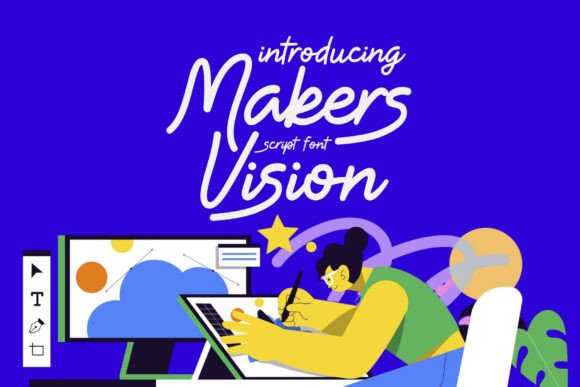 Makers Vision: A Script Font with Authentic Handcrafted Charm