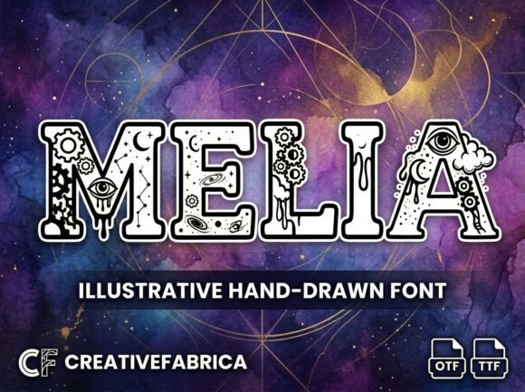 Melia: The Dreamlike Industrial Typeface for Bold Visions