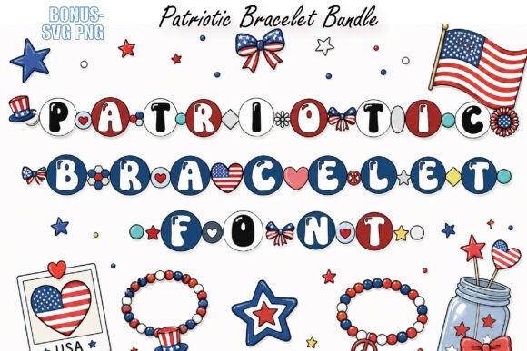 Patriotic Bracelet: Capture the Spirit of Summer in Your Designs