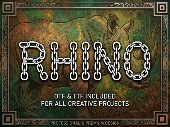 Rhino: A Bold Display Font for Maximum Impact
