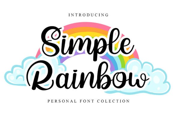Simple Rainbow: A Bouncy Script for Playful Design