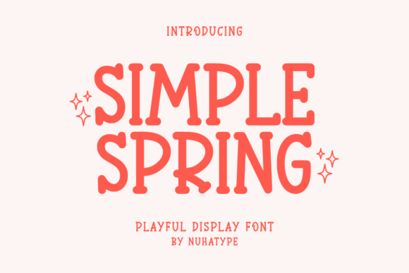 Simple Spring: An Elegant, Minimalist Sans Serif Font