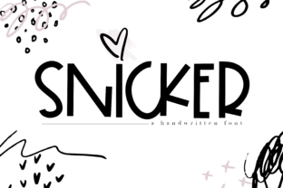 Snicker: A Display Font That Charms and Connects