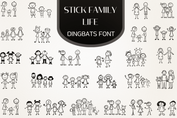 Stick Family Life: Capturing Family Moments in Type