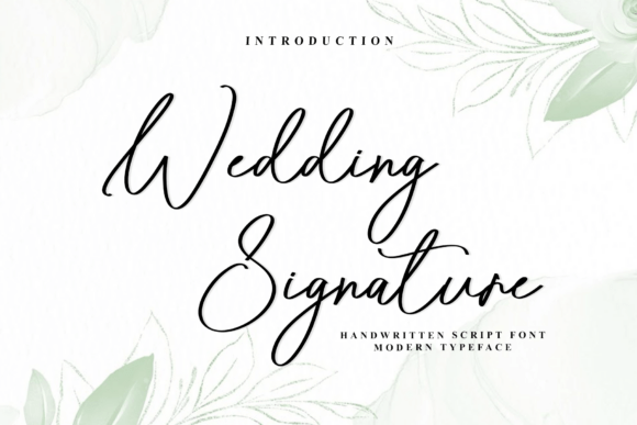Wedding Signature: A Premium Script Font for Luxury Brands